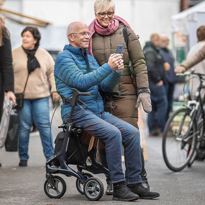 Rollator Topro Pegasus - Lichtgewicht carbon 