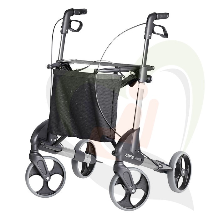 Rollator Topro Troja Original - zilvergrijs