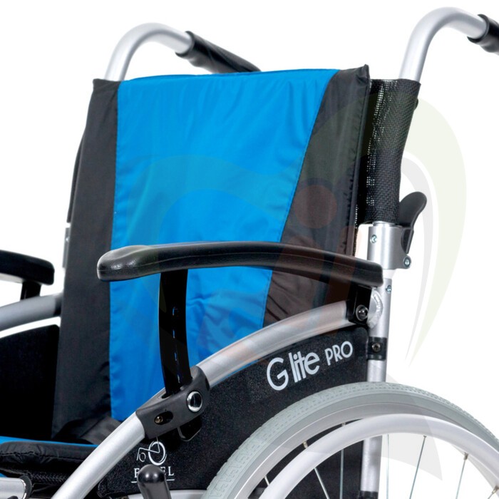 Lichtgewicht opvouwbare rolstoel Excel G-Lite Pro 24