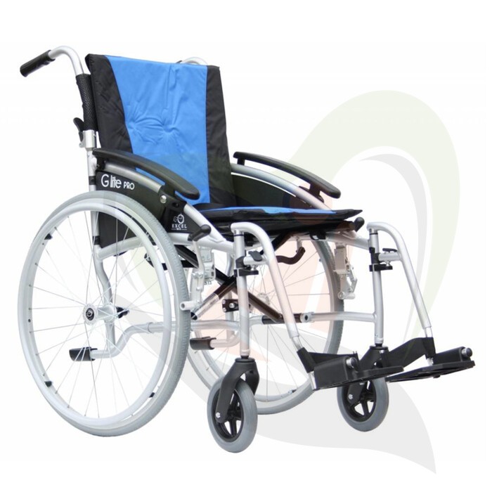 Lichtgewicht opvouwbare rolstoel Excel G-Lite Pro 24