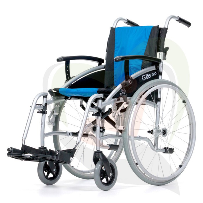 Lichtgewicht opvouwbare rolstoel Excel G-Lite Pro 24