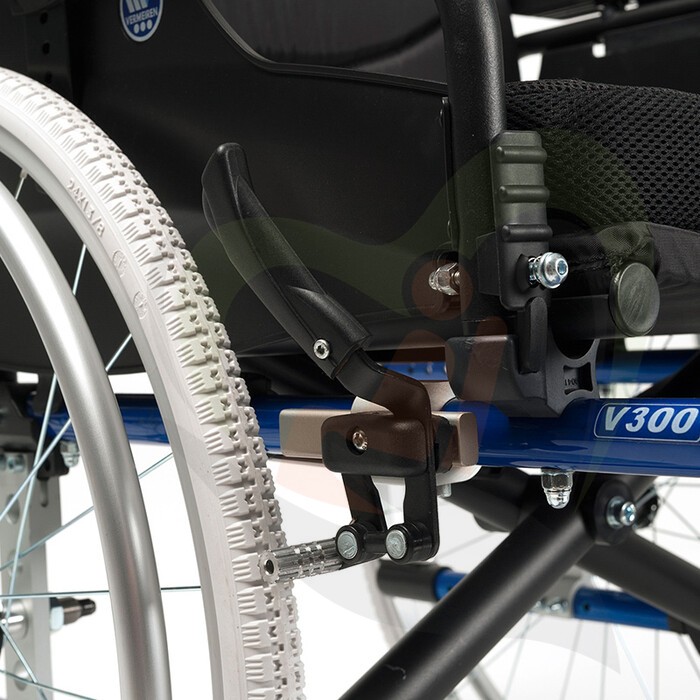 Rolstoel Vermeiren V300DL - Lichtgewicht en compact inklapbaar - volledig instelbaar