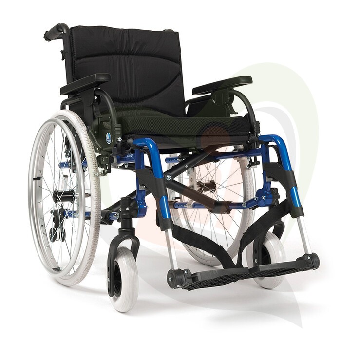 Rolstoel Vermeiren V300DL - Lichtgewicht en compact inklapbaar - volledig instelbaar