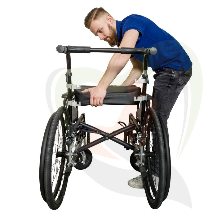 Rolstoel Vermeiren V300D Comfort Black Edition - Geschikt voor dagelijks gebruik