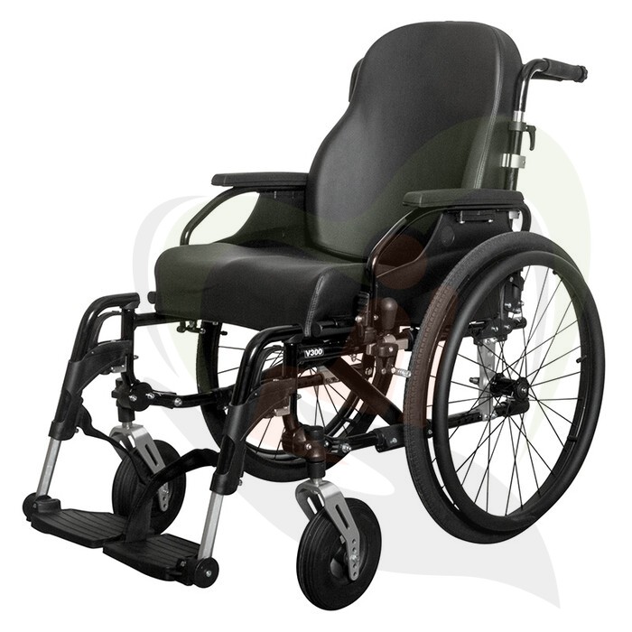 Rolstoel Vermeiren V300D Comfort Black Edition - Geschikt voor dagelijks gebruik