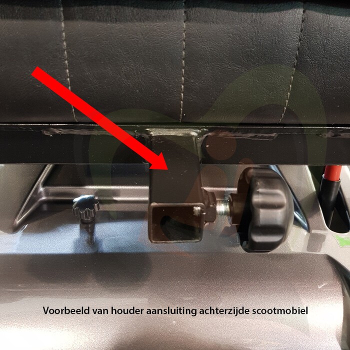 Scootmobiel houder/drager universeel - Voor krat of koffer