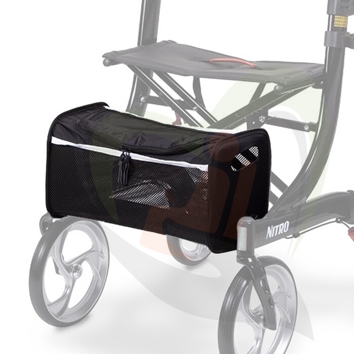 Rollator tas voorzijde voor Drive Nitro / Travixx Classic - zwart