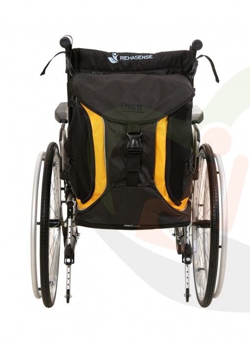 Splash Torba Luxe rolstoel & scootmobieltas - zwart/geel