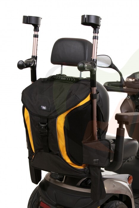 Splash Torba Luxe rolstoel & scootmobieltas - zwart/geel