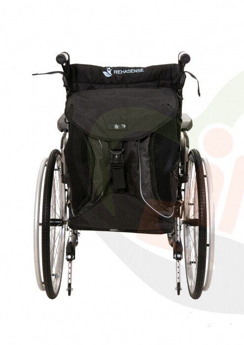 Splash Torba Luxe rolstoel & scootmobieltas - zwart/grijs