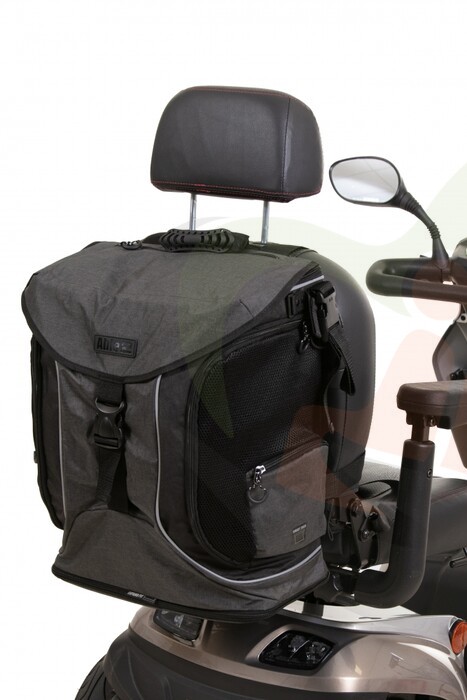 Splash Torba Luxe rolstoel & scootmobieltas - grijs/zwart
