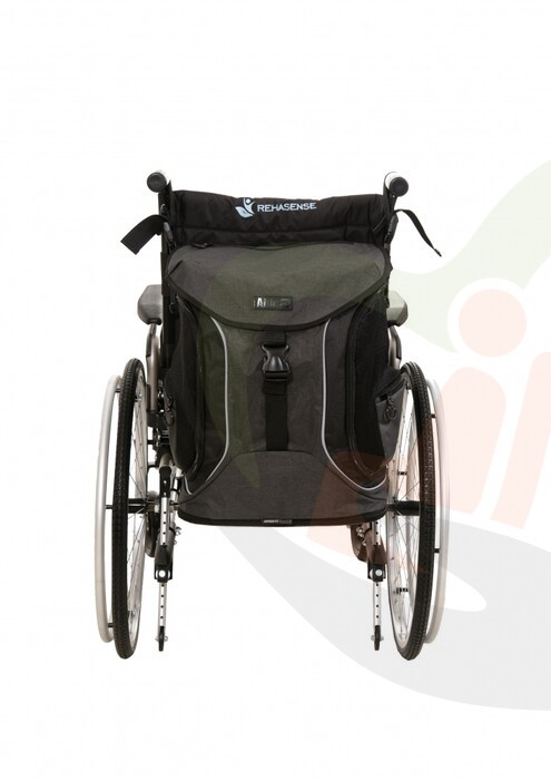 Splash Torba Luxe rolstoel & scootmobieltas - grijs/zwart