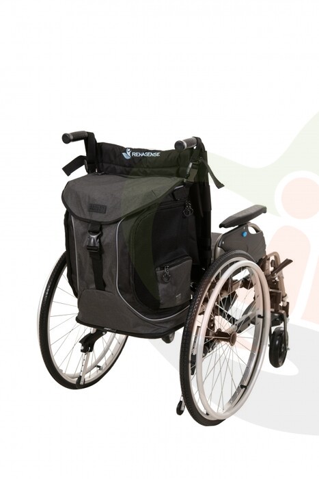 Splash Torba Luxe rolstoel & scootmobieltas - grijs/zwart