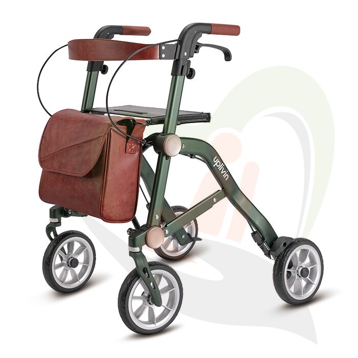 Rollator Uplivin Trive dubbel opvouwbaar - slechts 6,5 kg!
