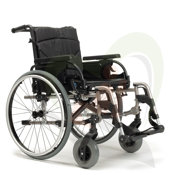 Rolstoel Vermeiren V300DL - Lichtgewicht en compact inklapbaar - volledig instelbaar