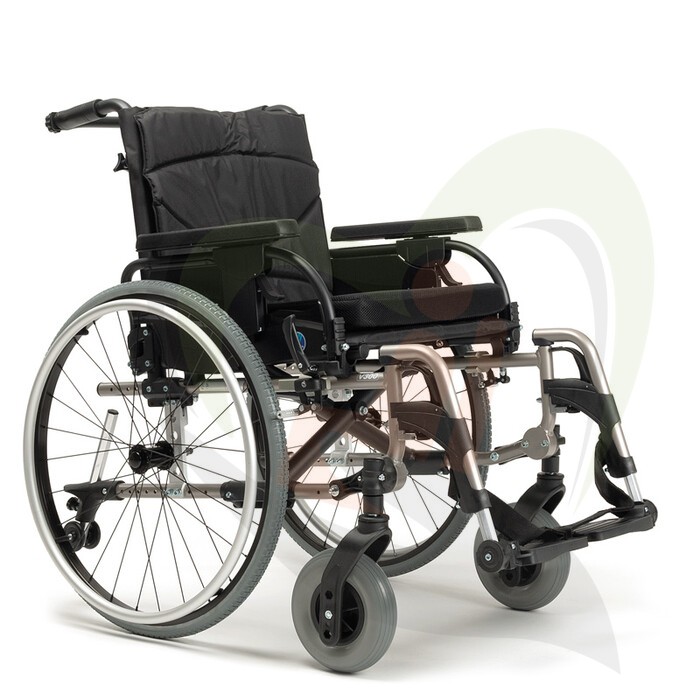 Rolstoel Vermeiren V300DL - Lichtgewicht en compact inklapbaar - volledig instelbaar
