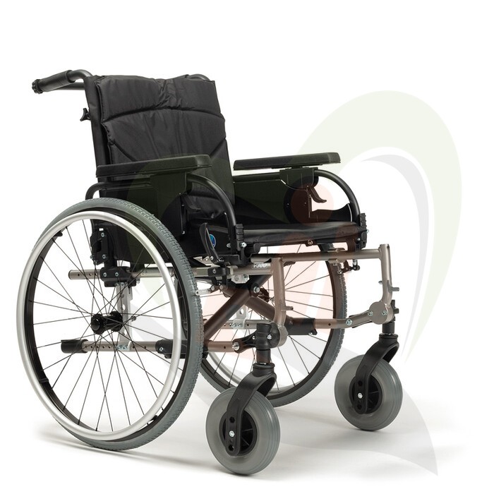 Rolstoel Vermeiren V300DL - Lichtgewicht en compact inklapbaar - volledig instelbaar