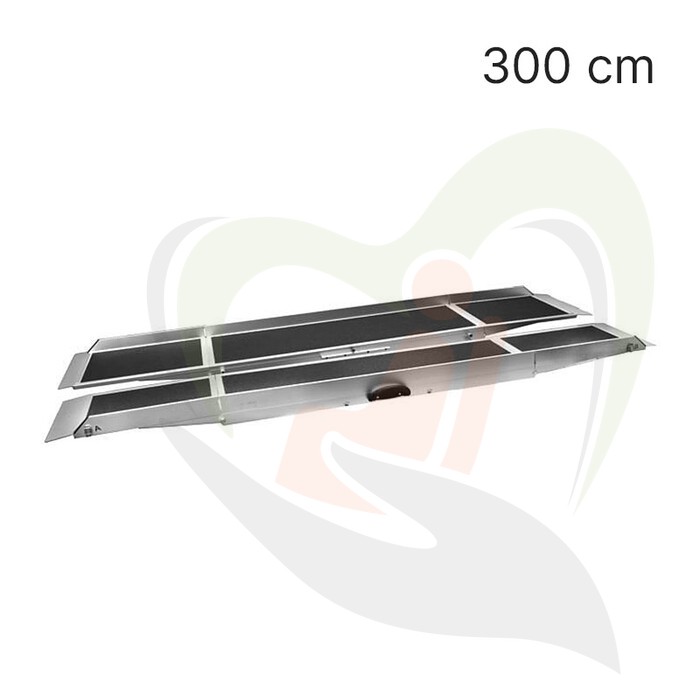 Oprijplaat Deluxe voor Elektrische rolstoel - Lichtgewicht en compact opvouwbaar - tot 300 KG