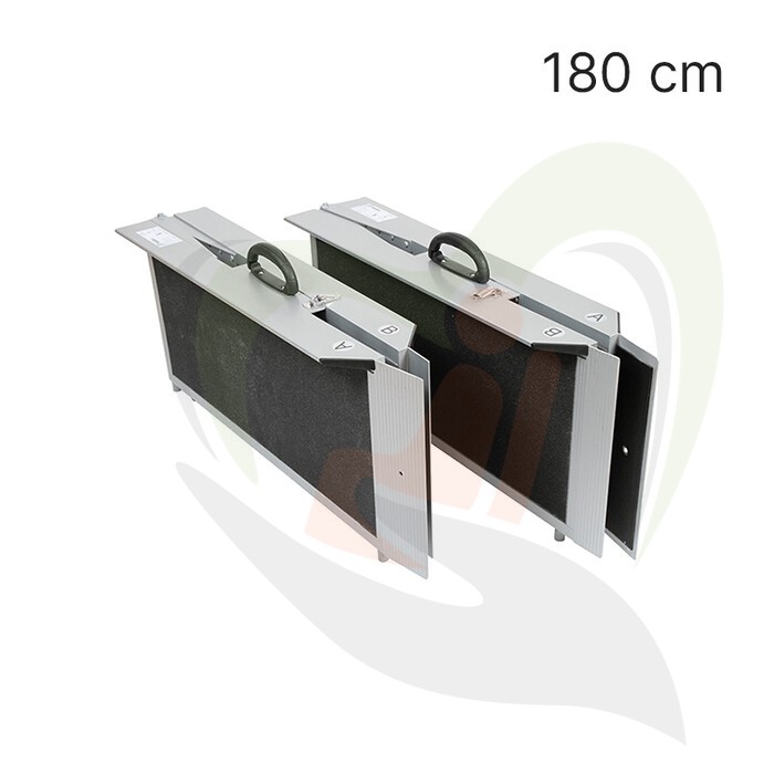 Oprijplaat Deluxe voor Elektrische rolstoel - Lichtgewicht en compact opvouwbaar - tot 300 KG