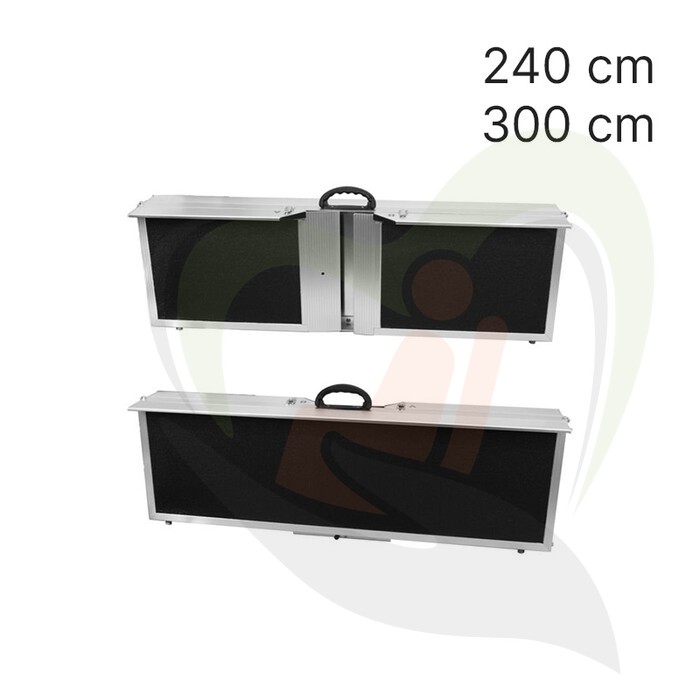 Oprijplaat Deluxe voor Elektrische rolstoel - Lichtgewicht en compact opvouwbaar - tot 300 KG