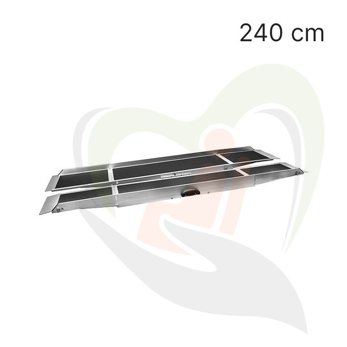 Oprijplaat Deluxe voor Elektrische rolstoel - Lichtgewicht en compact opvouwbaar - tot 300 KG