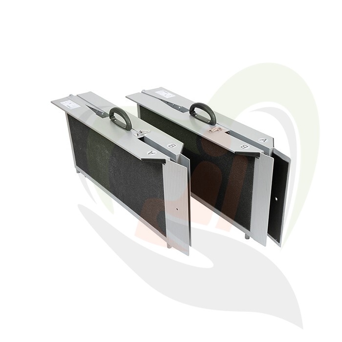Oprijplaat Deluxe voor Elektrische rolstoel - Lichtgewicht en compact opvouwbaar - tot 300 KG
