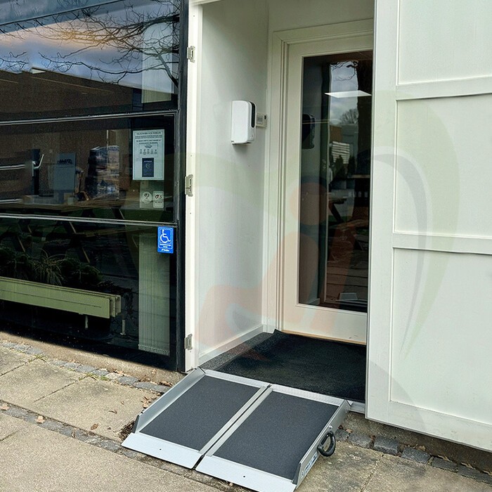 Oprijplaat Deluxe voor Elektrische rolstoel - Lichtgewicht en compact opvouwbaar - tot 300 KG