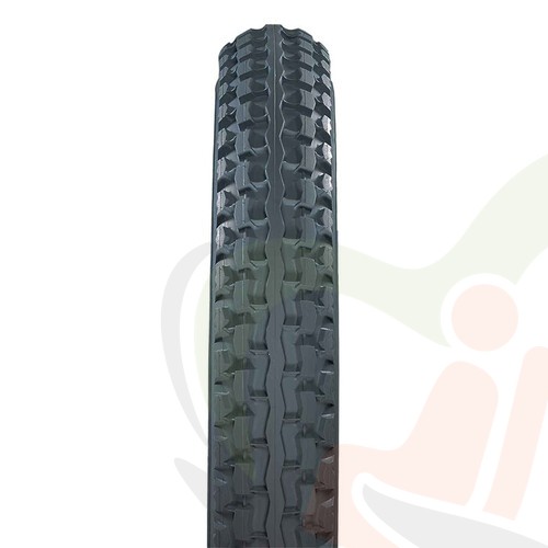 Scootmobiel anti-lek buitenband 12 inch - 12 1/2x2 1/4 (62-203) zwart - blokprofiel HD Non-marking