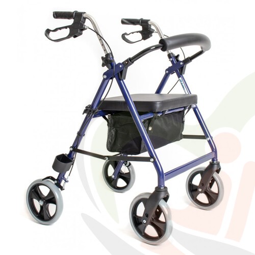 Rollator Mobilex Impala - standaard maat - Blauw