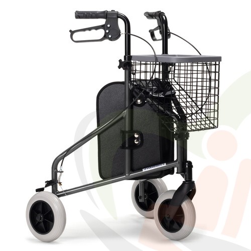 Rollator Vermeiren Delta 3-wiel - compacte rollator voor binnen