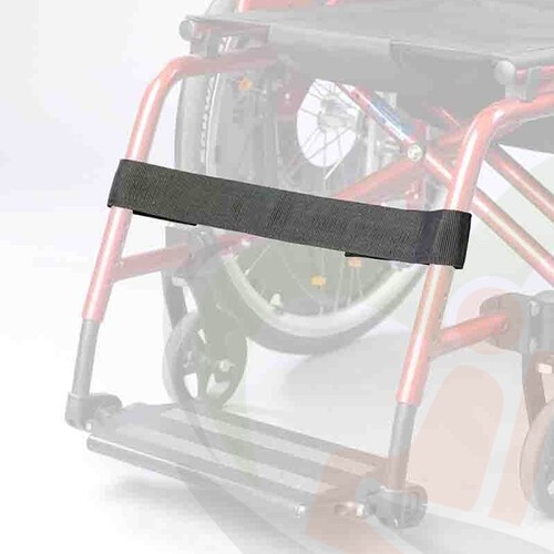 Kuitband zwart standaard + velcro (ZB 440-530 mm)