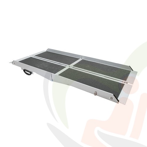 Oprijplaat Deluxe voor Elektrische rolstoel - Lichtgewicht en compact opvouwbaar - tot 300 KG