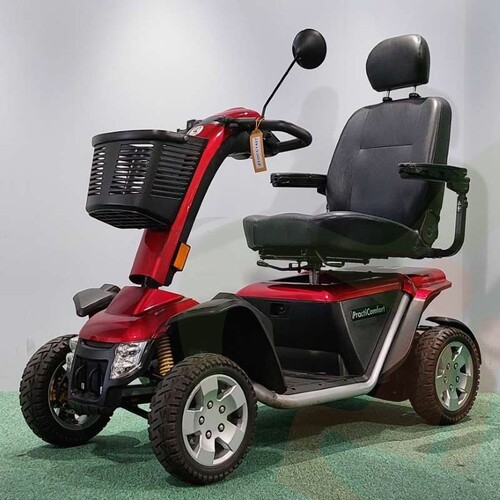 Tweedehands scootmobiel - Practicomfort Hurricane 4-wiel - rood
