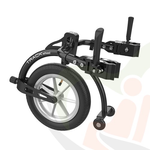 Trackwheel Double Arm (ALU) voorzetwiel voor actieve rolstoel - aluminium uitvoering