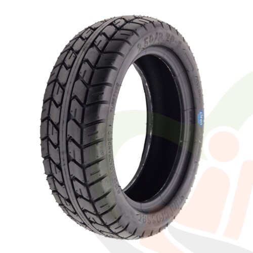 Scootmobiel buitenband 2.50/3.70-8 (330x90) zwart - highway profiel