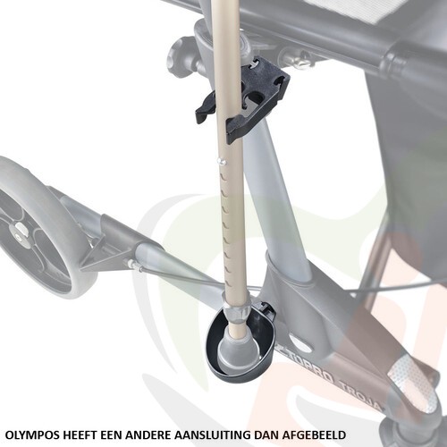 Stokhouder voor Topro Olympos, ATR en Troja 5G rollator