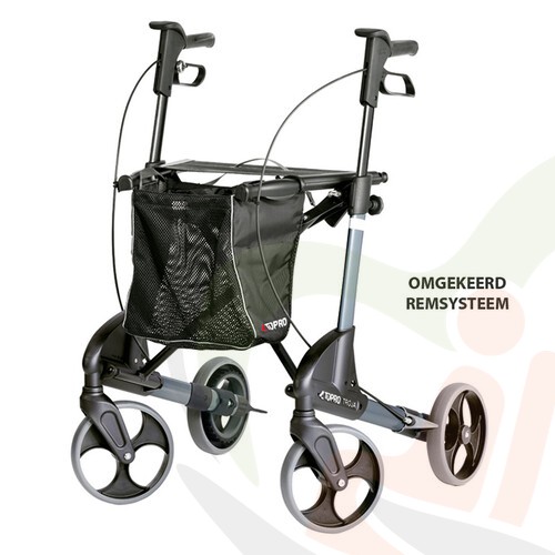 Rollator Topro Neuro - Parkinson model met omgekeerd remsysteem