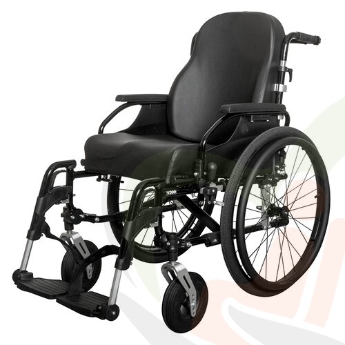 Rolstoel Vermeiren V300D Comfort Black Edition - Geschikt voor dagelijks gebruik