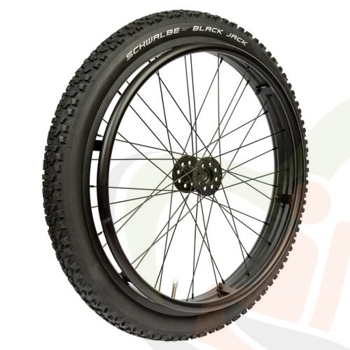 Outdoor Extreme rolstoel wiel - 24x2.10 - Schwalbe Black Jack MTB band