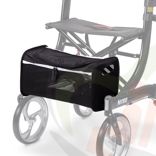Rollator tas voorzijde voor Drive Nitro / Travixx Classic - zwart