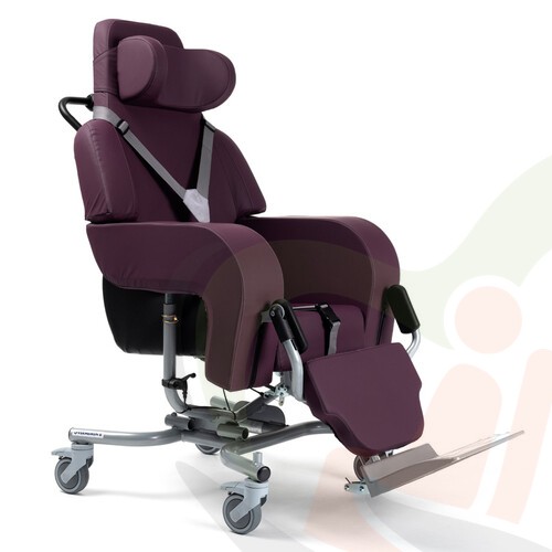 Rolstoel Altitude - verzorgingsrolstoel met kantelfunctie en indoor onderstel