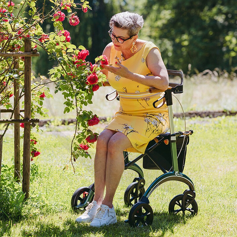 Rollator Saljol Carbon - Ultra lichtgewicht design rollator