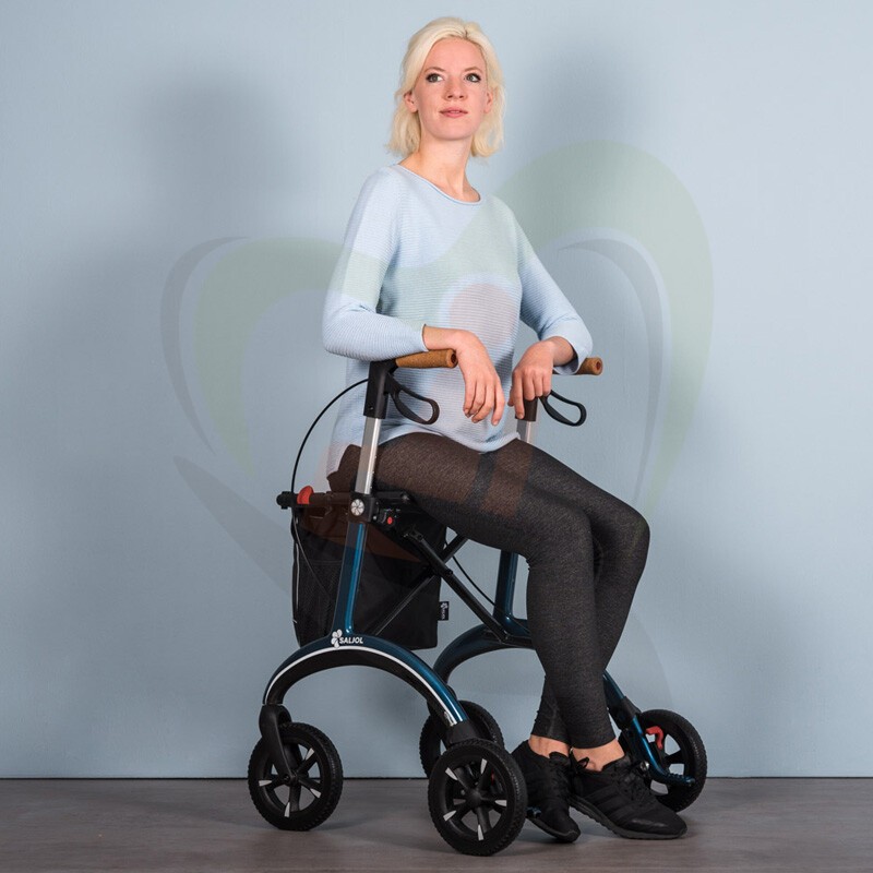 Rollator Saljol Carbon - Ultra lichtgewicht design rollator