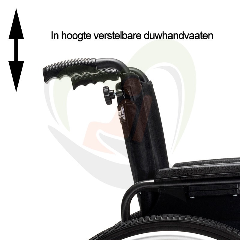 Rolstoel - Vermeiren D200T met trommelrem - Lichtgewicht aluminium