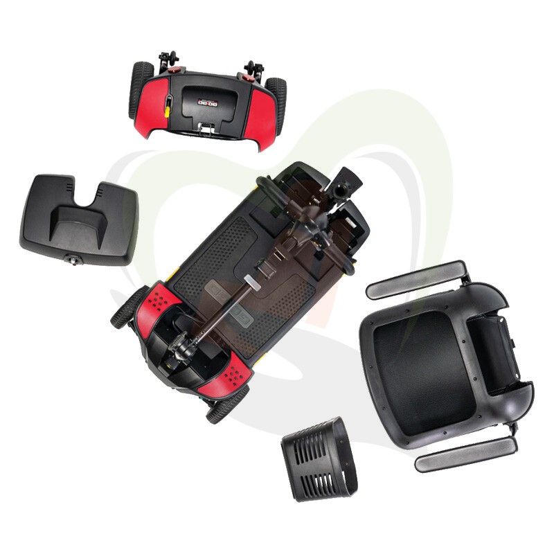 Opvouwbare scootmobiel - Pride GoGo Elite Traveller 2 4-wiel