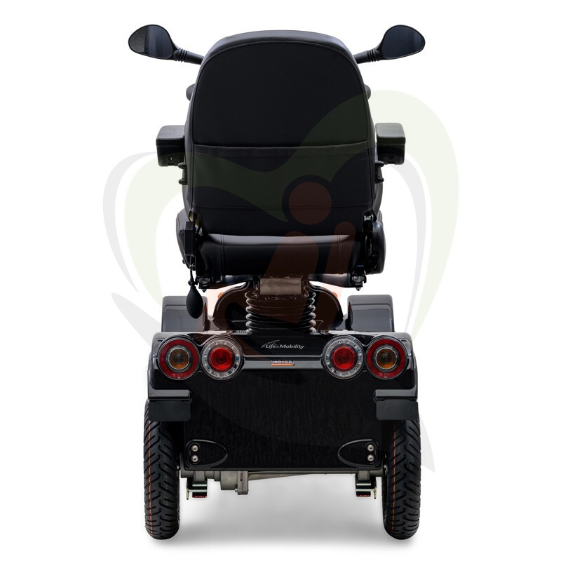 Scootmobiel Life en Mobility Solo 4 Black Edition
