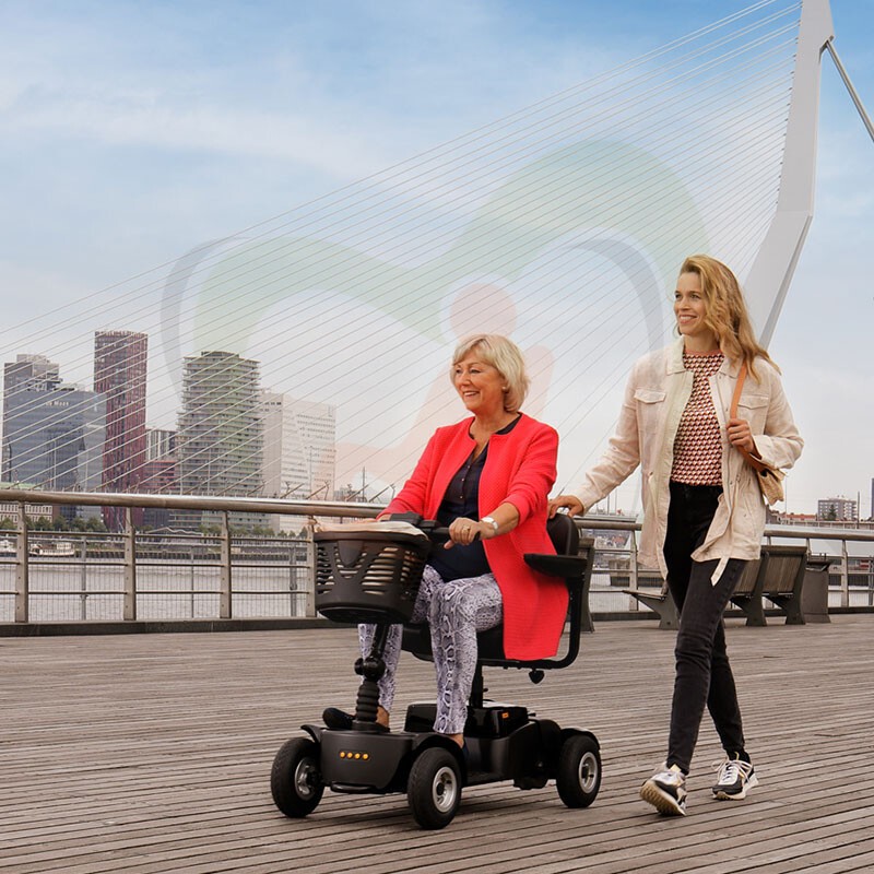 Opvouwbare scootmobiel - Life en Mobility Vivo