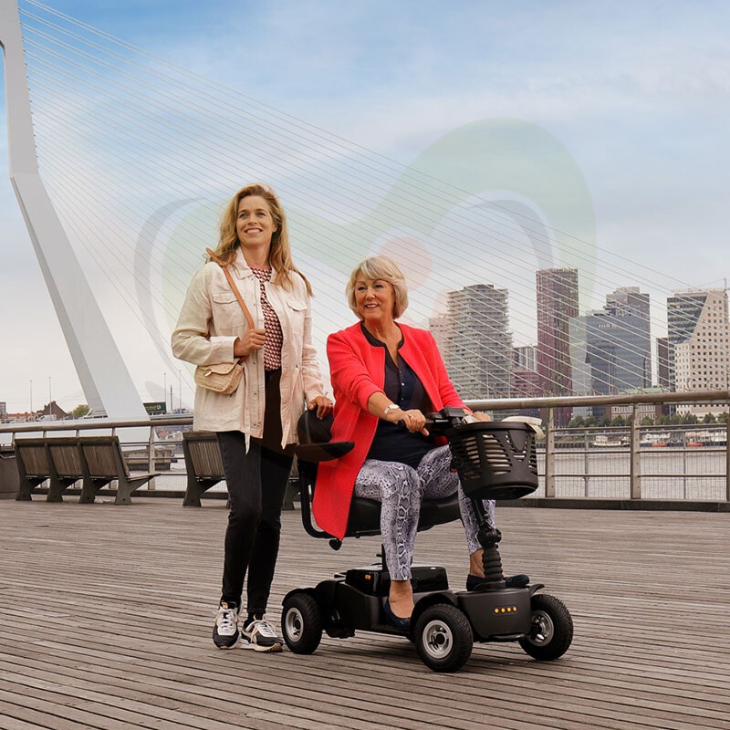 Opvouwbare scootmobiel - Life en Mobility Vivo
