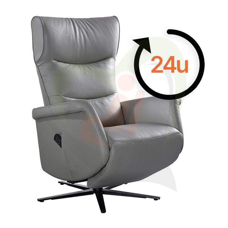 Sta-op stoel en relaxfauteuil Milaan - Draaipoot 