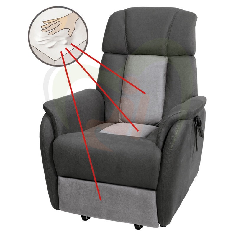 Sta-op stoel en relaxfauteuil Rome